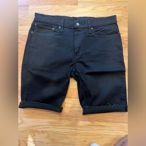Levi’s 511 Black Denim Shorts size 34